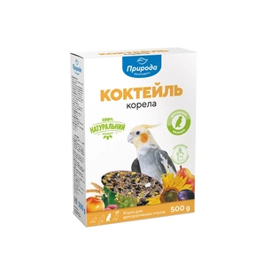 Корм для птахів Природа Корела для середніх папуг 500 г (картон) (4820157400425) зображення 1