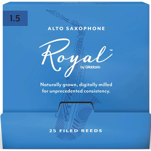 Трость для саксофона D'Addario Royal - Alto Sax #1.5 - 25 Pack (RJB0115-B25) - изображение 1