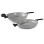 Сковорода Flonal Dura Induction Rocky Twins 28 см подвійна з решіткою (RKIWP2830) - уменьшенное изображение 5