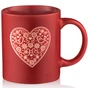Чашка ARDESTO Heart, 320мл, кераміка, червоний (AR3074R) - зменшене зображення 1
