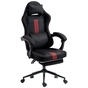 Крісло ігрове GT Racer X-2331 Black/Red (X-2331 Fabric Black/Red) - зменшене зображення 3