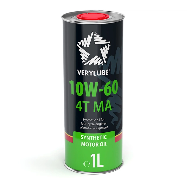 Моторна олива Xado 10W-60 4T MA, Verylube 1л (ХВ 20179) - зображення 1