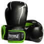 Боксерські рукавички PowerPlay 3018 14oz Black/Green (PP_3018_14oz_Black/Green) - зменшене зображення 1