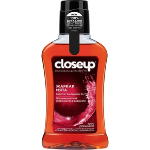 Ополіскувач для порожнини рота Closeup Гаряча М'ята 250 мл (8714100794807) зображення 1