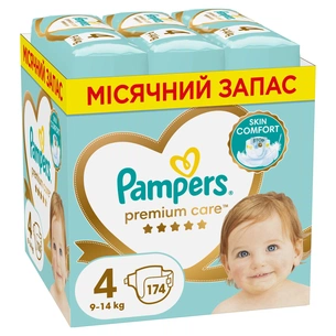 Підгузки Pampers Premium Care Розмір 4 (9-14 кг) 174 шт (8006540855935) зображення 1
