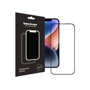 Скло захисне BeCover Apple iPhone 15 Pro Max Black (710594) зображення 1