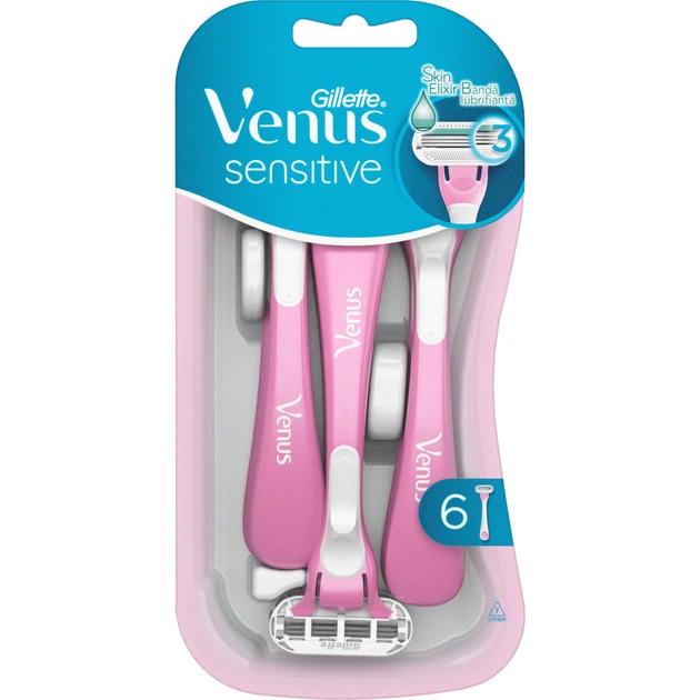 Бритва Gillette Venus Sensitive Одноразовые 6 шт. (7702018545773) - изображение 1