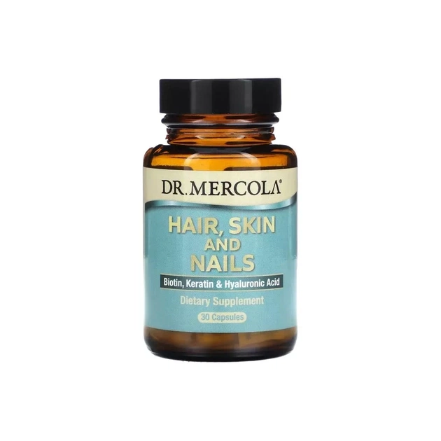 Витаминно-минеральный комплекс Dr. Mercola Здоровье волос, кожи и ногтей, Hair, Skin and Nails, 30 капсул (MCL-03294) - изображение 1
