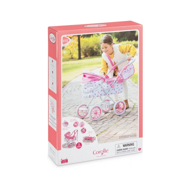 Коляска для ляльок Corolle складна з корзиною та сумкою для аксесуарів (9000140460) - picture 11