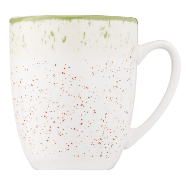Чашка Ardesto Siena, 360мл, порцеляна, біло-зелена (AR2936SWG) - picture 6