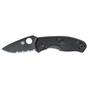 Ніж Spyderco Persistence FRN Black Blade напівсеррейтор (C136PSBBK) - зменшене зображення 1