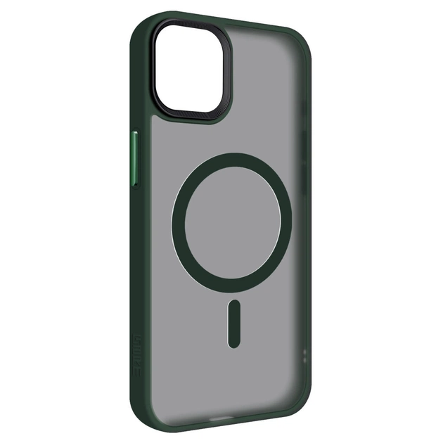 Чохол до мобільного телефона Armorstandart Uniq Magsafe Apple iPhone 15 Plus Dark Green (ARM75323) - зображення 1