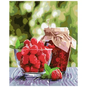 Картина по номерам Strateg Малинове варення 40х50 см (SY6282) зображення 1