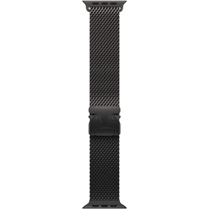 Ремінець до смарт-годинника Apple 49mm Black Titanium Milanese Loop - Large (MXKH3ZM/A) зображення 1