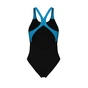Купальник Arena Openings Swimsuit V Back Lb 008063-580 чорно-бірюзовий 38 (3468337415817) - уменьшенное изображение 5