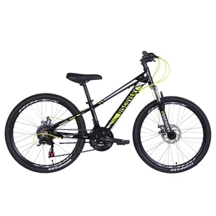 Велосипед Discovery 24" QUBE AM DD рама-11,5" 2021 Black/Yellow (OPS-DIS-24-268) зображення 1