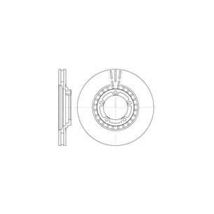 Гальмівний диск REMSA 6884.10 зображення 1