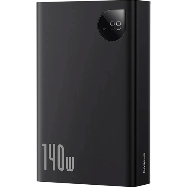Батарея універсальна Baseus Adaman Metal Digital Display 24000mAh 140W, Black (P10021508113-00) (P10021507112-02 / P10021508113-00) - зображення 1