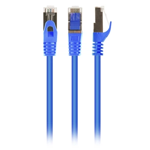 Патч-корд 0.5м S/FTP Cat 6A CU LSZH blue Cablexpert (PP6A-LSZHCU-B-0.5M) зображення 1