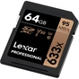 Карта пам'яті Lexar 64GB SDXC class 10 UHS-I U3 V30 633x Professional (LSD64GCB633) - зменшене зображення 4