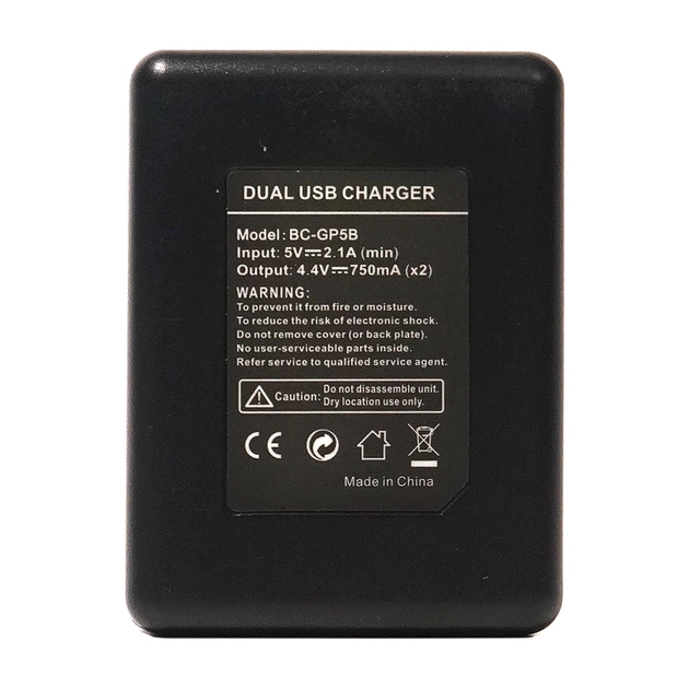 Зарядний пристрій для фото PowerPlant GoPro BC-GP5B (DV00DV3927) - picture 2