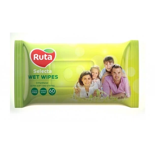 Вологі серветки Ruta Selecta з екстрактом ромашки 60 шт. (4820202892458) зображення 1