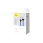 Дата кабель USB-C to USB-C 1.0m CoolPlay Fast Charging 100W blue Baseus (CAKW000203) - зменшене зображення 2