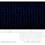 Гірлянда Delux Curtain С 256LED 3х2 м синій/прозорий IP20 (90017996) - зменшене зображення 2