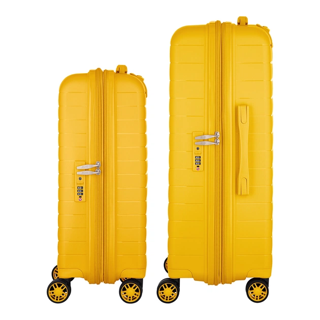 Набір валіз 2E Aero (M+S), бурштиново-жовті (2E-SPP-AERO-SET2-AY) - зображення 4