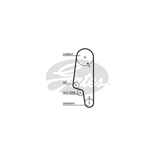 Ремінь ГРМ Gates 5427XS зображення 1