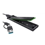 Кишеня зовнішня Trust USB-C to M.2 NVMe SSD Enclosure USB 3.2 Gen2 10Gbps aluminum black (25806_TRUST) - зменшене зображення 2