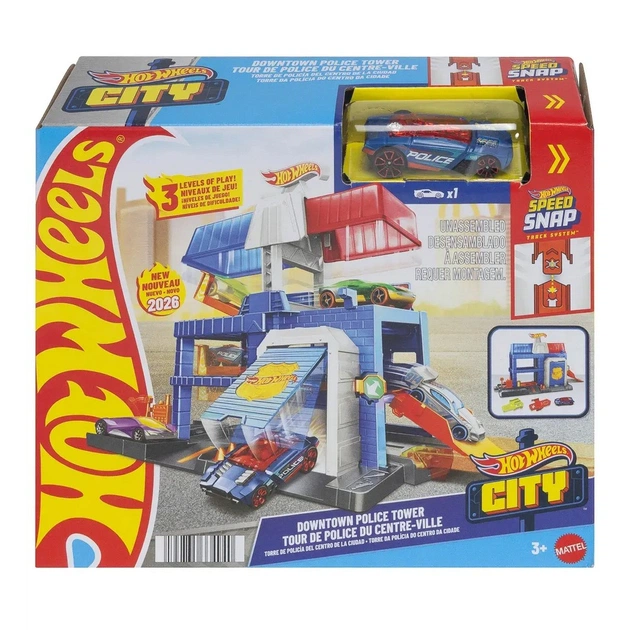 Автотрек Hot Wheels City Поліцейська вежа в місті (JHL74) - picture 5