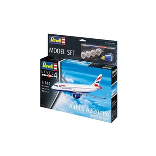 Збірна модель Revell набір Літак Airbus A320 British Airways рівень 4 , 1:144 (RVL-63840) зображення 1