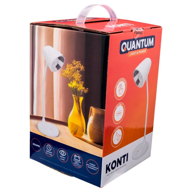 Настільна лампа Quantum KONTI LED з USB (QM-TL1050) - picture 7