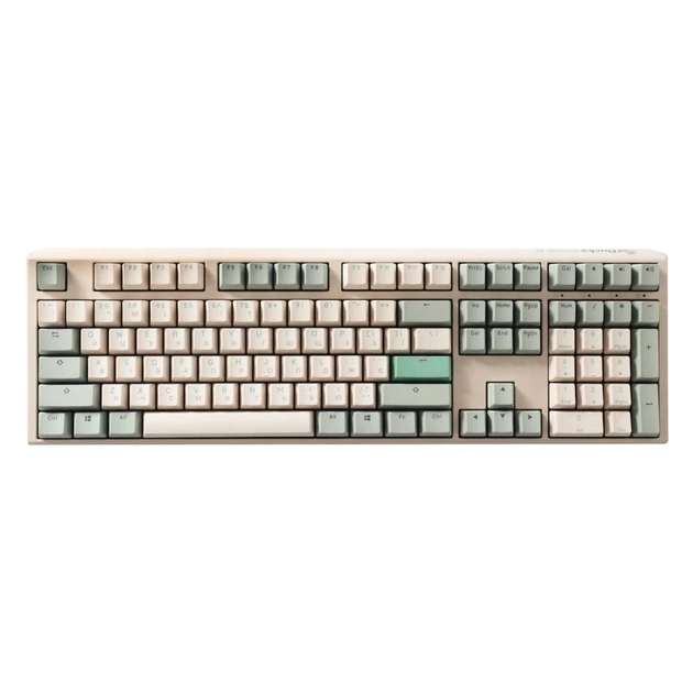 Клавіатура Ducky One 3 Cherry MX Red UA USB Cream (DKON2108-RUAPXМAEGGC1) - зображення 1