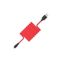 Дата кабель USB 2.0 AM to Lightning 1.0m 2A silicone X21 black+red HOCO (6957531071372) - зменшене зображення 2