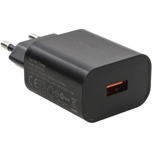 Зарядний пристрій Choetech USB QC3.0 18W (Q5003-EU-BK) зображення 1