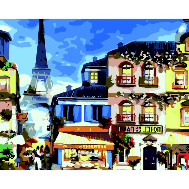 Картина по номерам ZiBi Париж 40*50 см ART Line (ZB.64167) - изображение 1
