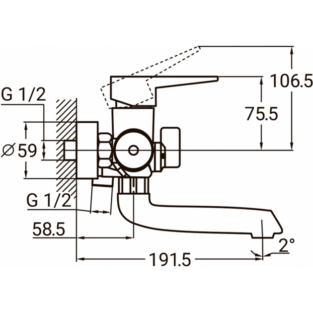 Змішувач AQUATICA HK-2C130C - picture 8