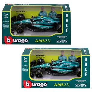 Масштабная модель автомобиля Bburago Автомодель - Aston Martin AMR23 (2023) 1:43 (18-38090) изображение 1