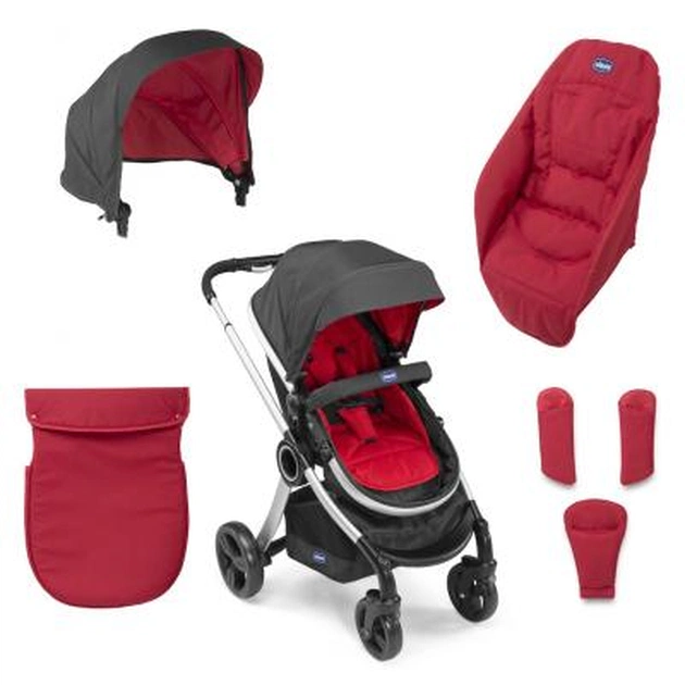 Набір текстилю для коляски Chicco Urban Red (79358.93) - изображение 1