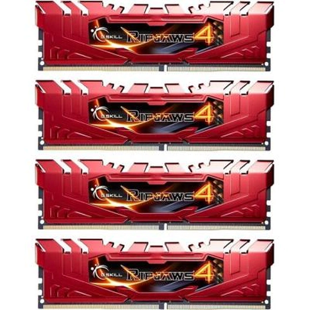 Модуль пам'яті для комп'ютера DDR4 16GB (4x4GB) 2400 MHz Ripjaws G.Skill (F4-2400C15Q-16GRR) - изображение 1