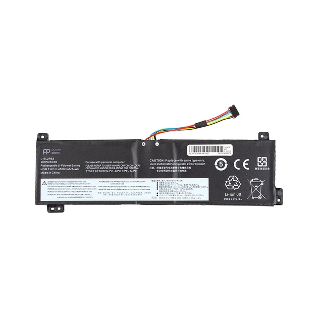 Акумулятор до ноутбука LENOVO V130-15IGM (L17L2PB3) 7.6V 4500mA PowerPlant (NB482078) - зображення 1