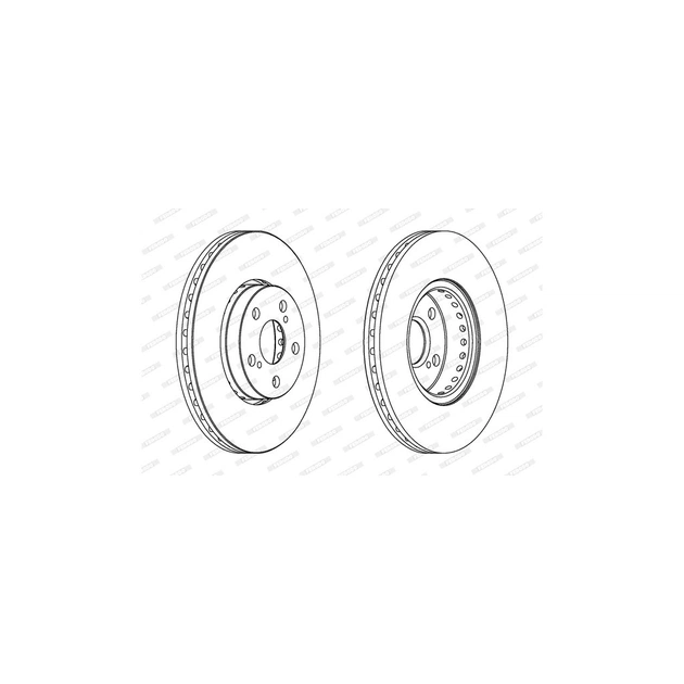 Гальмівний диск FERODO DDF1575C - изображение 1