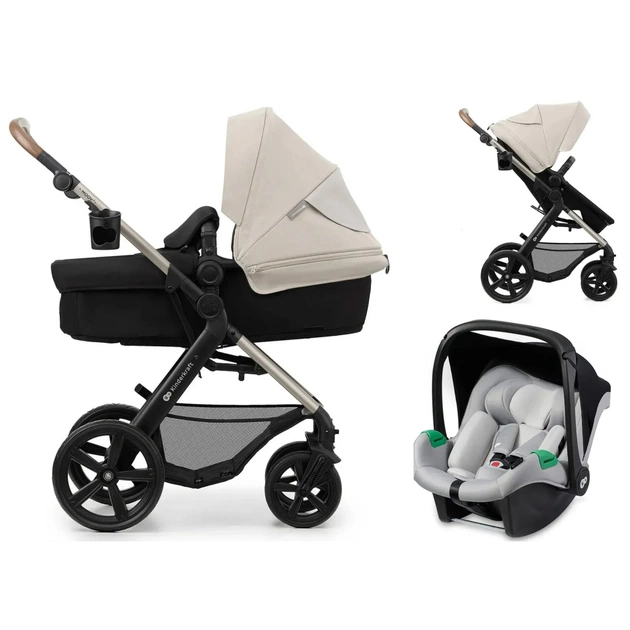 Коляска Kinderkraft 3 в 1 Moov 2 Moonlight Gray (KSMOOV02GRYEV00) (5902533925797) - picture 1