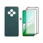 Чохол до мобільного телефона Dengos Oppo Reno 12F 4G Case Soft + 2 Glass (Green) (DG-CTG2P-28) - зменшене зображення 1