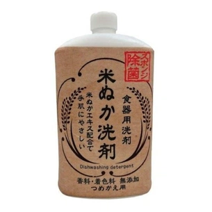 Засіб для ручного миття посуду Rocket Soap Kitchen Detergent Rice Bran Змінний блок 800 мл (4903367093622) picture 1