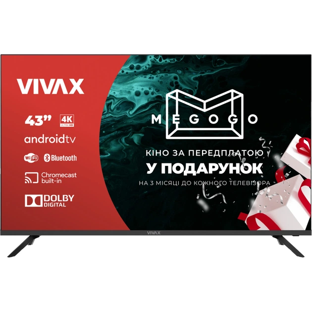 Телевізор Vivax 43UHD10K - зображення 1