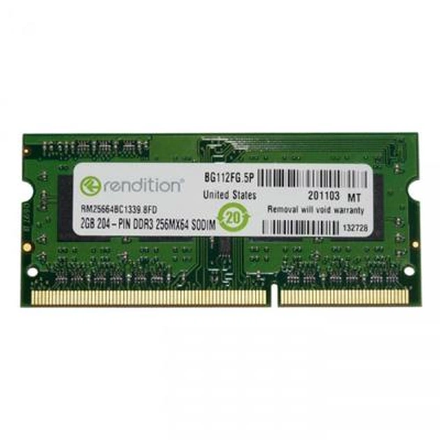 Модуль пам'яті для ноутбука SoDIMM DDR3 2GB 1333 MHz Micron (RM25664BC1339) - зображення 1
