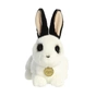 М'яка іграшка Aurora Кролик білий з чорними вухами 25 см (210788A) - зменшене зображення 2